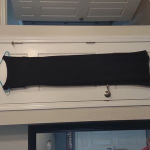 Elegant long black dress